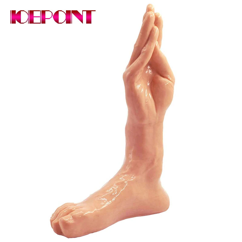 Large Penis Fist Anal Plug Huge Dildo Butt Plug Silicone G-spot Masturbate Sex Toys Big Hand and Foot Anal Stuffed for Lesbian