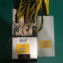Segunda mão antminer t9 + 10.5th bitcoin miner1450w com psu