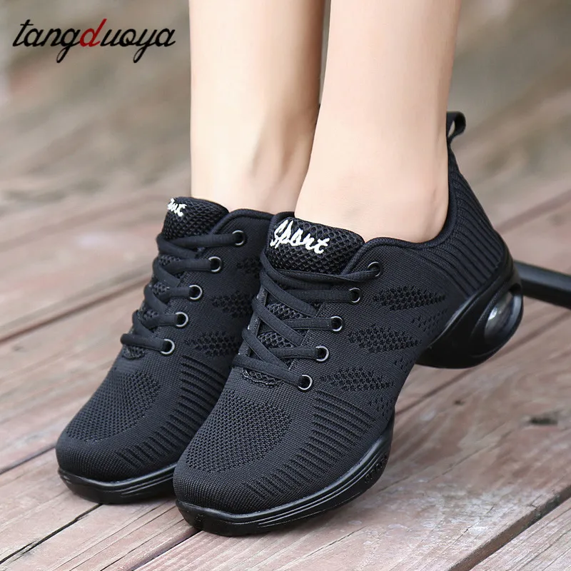 modern square dance shoes for women training gym shoes ballroom dancing shoes for girls jazz dance sneakers 41