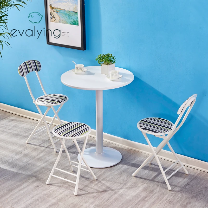

Simple Small Round Table Modern Leisure Round Dining Table Coffee Table Dinner Table Round Table Negotiation Table Balcony