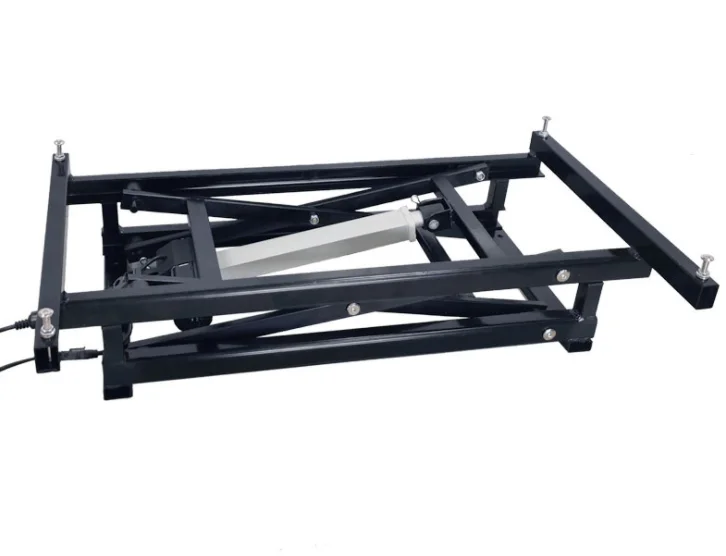 370mm Smart Home Accessories Wired Wireless Electric Lift Kong FU Table Dining Table Hardware Folding Iron Frame 168mm