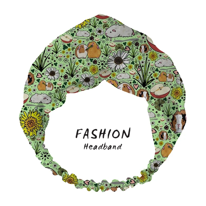 

Guinea Pigs Print Women Hair Bands Wash Face Bow Headbands for Women Girls Bohemian Hairbands Headwear Turbans Hair Accessories