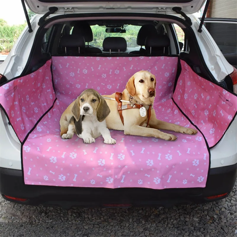 Car Seat Cover Dog Car Mat Waterproof Pet Dog Carrier Cars Rear Back Seat Mat Hammock Cushion Protector Oxford Transportin Perro - Цвет: 4