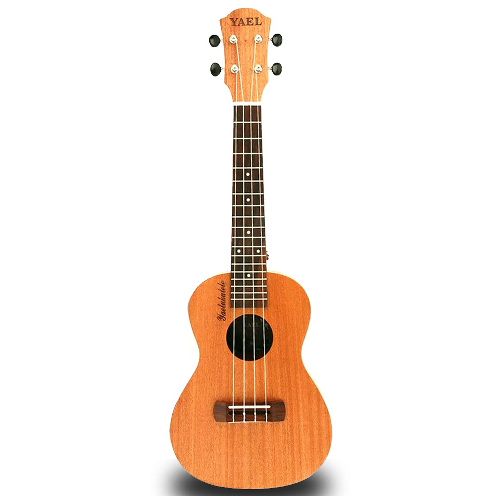 Высокое качество 26 дюймов 4 струны Sapele Ukulele палисандр гриф музыкальный инструмент