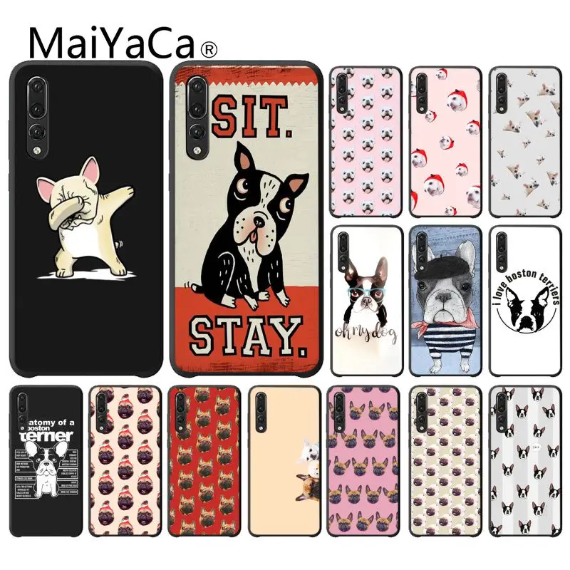

Maiyaca French Bulldog Dog Colorful Cute Phone Case for Huawei P9 P10 Plus Mate9 10 Mate10 Lite P20 Pro Honor10 View10