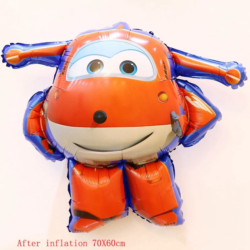 blue balloon 1pc Супер Крылья тематический набор посуды детский день рождения декоративная бумага для вечеринок чашка бумажная шляпа тарелка салфетка детский душ воздушный шар - Цвет: blue balloon 1pc