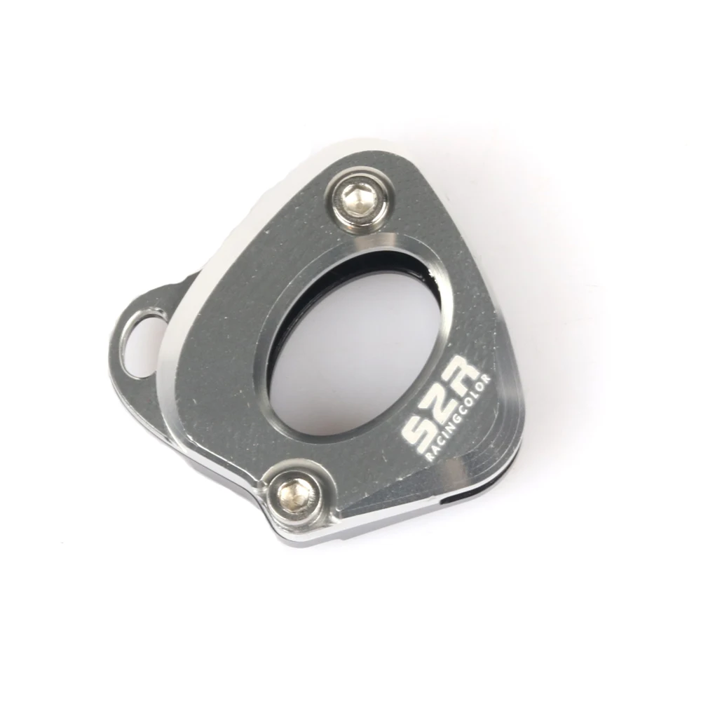 Серебристый Ключи от мотоцикла, крышка для защиты, декоративная головка, алюминиевые ключи, Защитная крышка для Aprilia CR150 APR150 CR 150 - Цвет: Серебристый