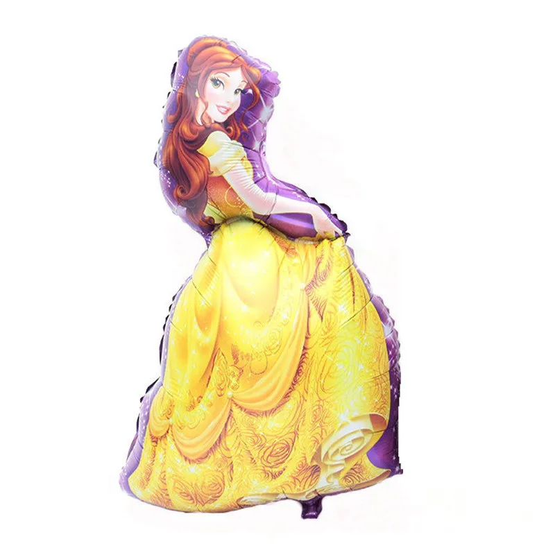 Elsa Anna Princess Snow White Cinderella Balloons Birthday Party decorations Kids Toys Wedding party supplies Helium Balloons