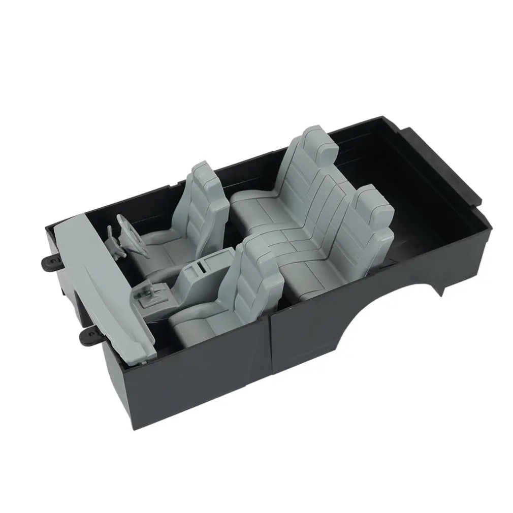 

RC Car Shell Body Interior Kit Electric Steering Wheel For Land Cruiser LC80 Pajero For 1/10 RC Crawler Car TRX4 SCX10