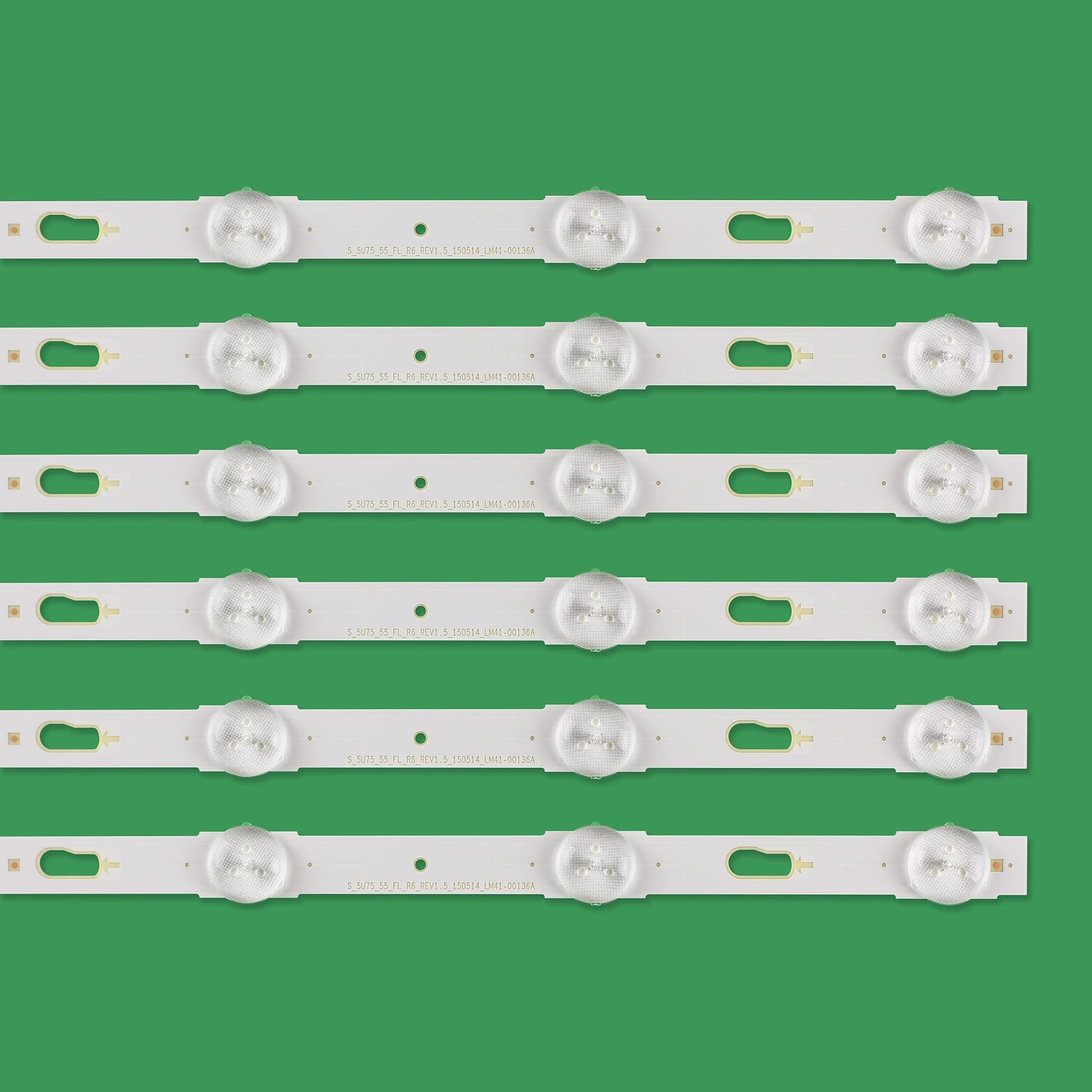 Led Backlight para Ue55ku6100k S_5u75_55_fl_r6_rev1.5_150514 Lm4100135a S_5u75_55_fl_l8_rev1.5_150514 Lm41-00136a Ue55ju6075 Novo - Imagem 5
