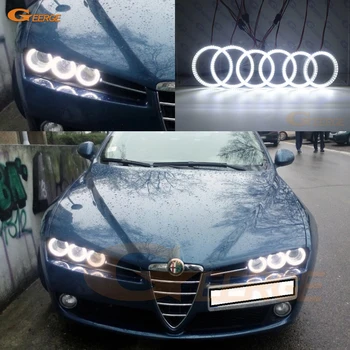 

For Alfa Romeo Brera Spider 2005-2010 Excellent 6 pcs smd led Angel Eyes Super bright 3528 SMD led Angel Eyes DRL halo rings