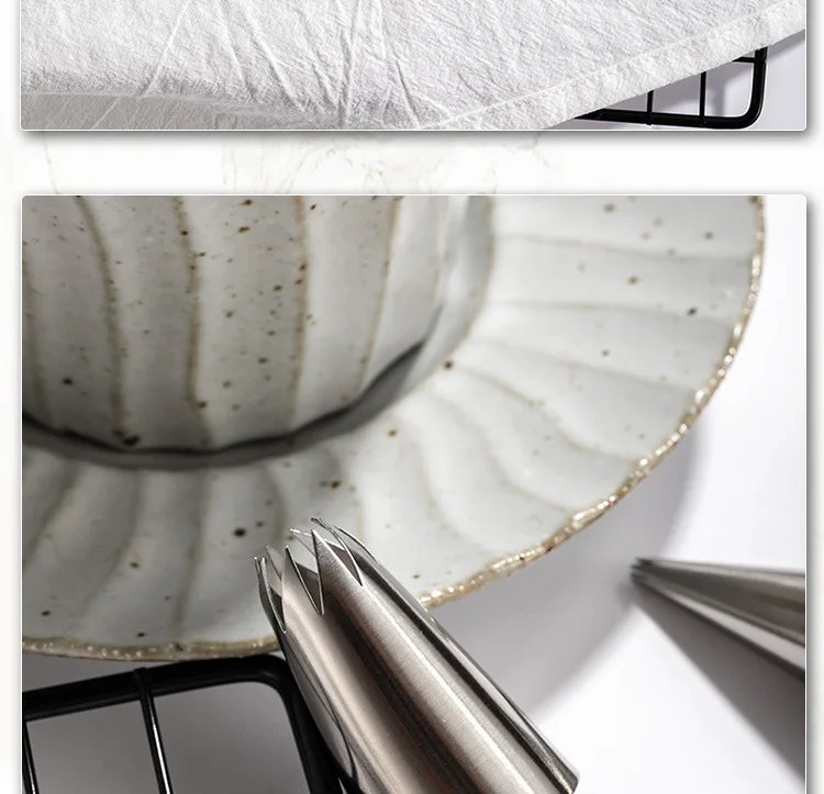 Medium Seamless Welding 304 Stainless Steel Decorating Nozzle Cake Cookie Pattern Decorating Tool Cream Pattern Mounting Device