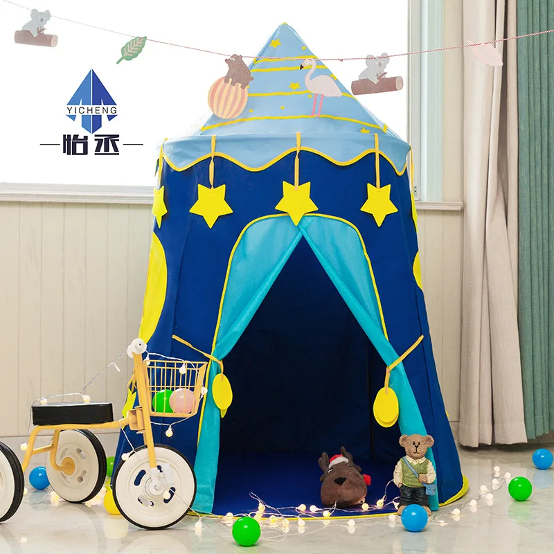 

Girl'S Small House Indoor Boy Children Household Tent Unisex Princess Have Castle Mongolian Yurt Play House