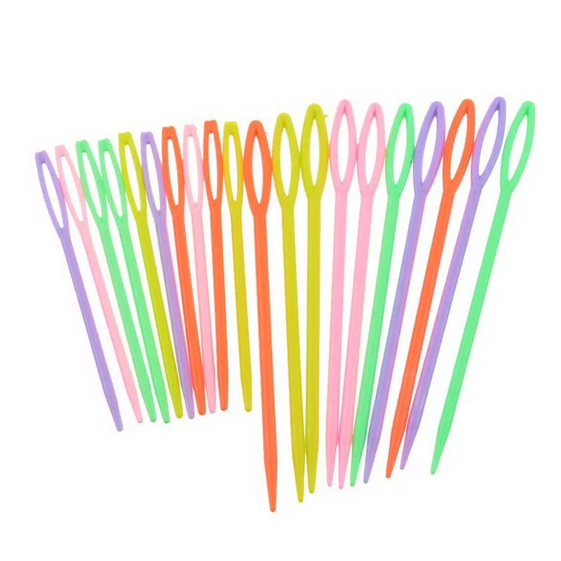 5 Colors Fixed) 7cm and 9.5cm Mixed Plastic Sweater Stitches- 1 Set(20 Pieces