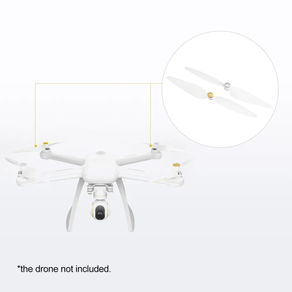 4 пары 10 дюймов для RC xiaomi 4K пропеллер белый pervane Дрон лезвие комплектующие винта для xiaomi mi drone 4k пропеллер