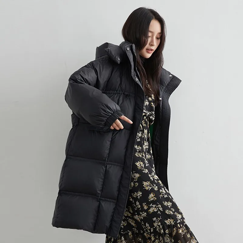 Fitaylor Winter Detachable Hooded Long Jacket