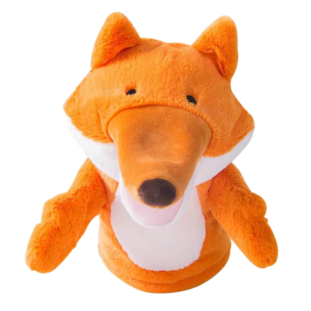 Cartoon Animal Hand Puppet Plush Cute Fox Hand Puppet Glove Child Early Education Toys Gift