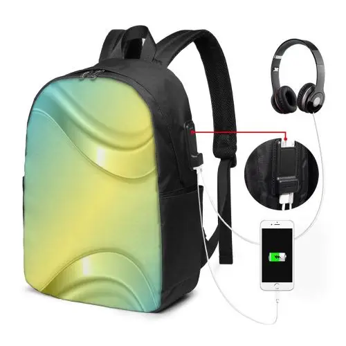usb interfacebag 19 USB интерфейс плечи национальный флаг на выбор шаблон сумки для женщин большой емкости детей мужчин с наушниками путешествия рюкзак - Цвет: usb interfacebag 19