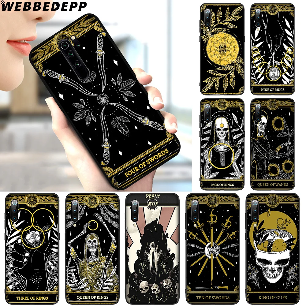 Мягкий чехол WEBBEDEPP Magic Death Tarot для Redmi 4A 4X 5A 6A 7A 8A S2 GO K20 K30 Poco X2 Pro Plus | Мобильные