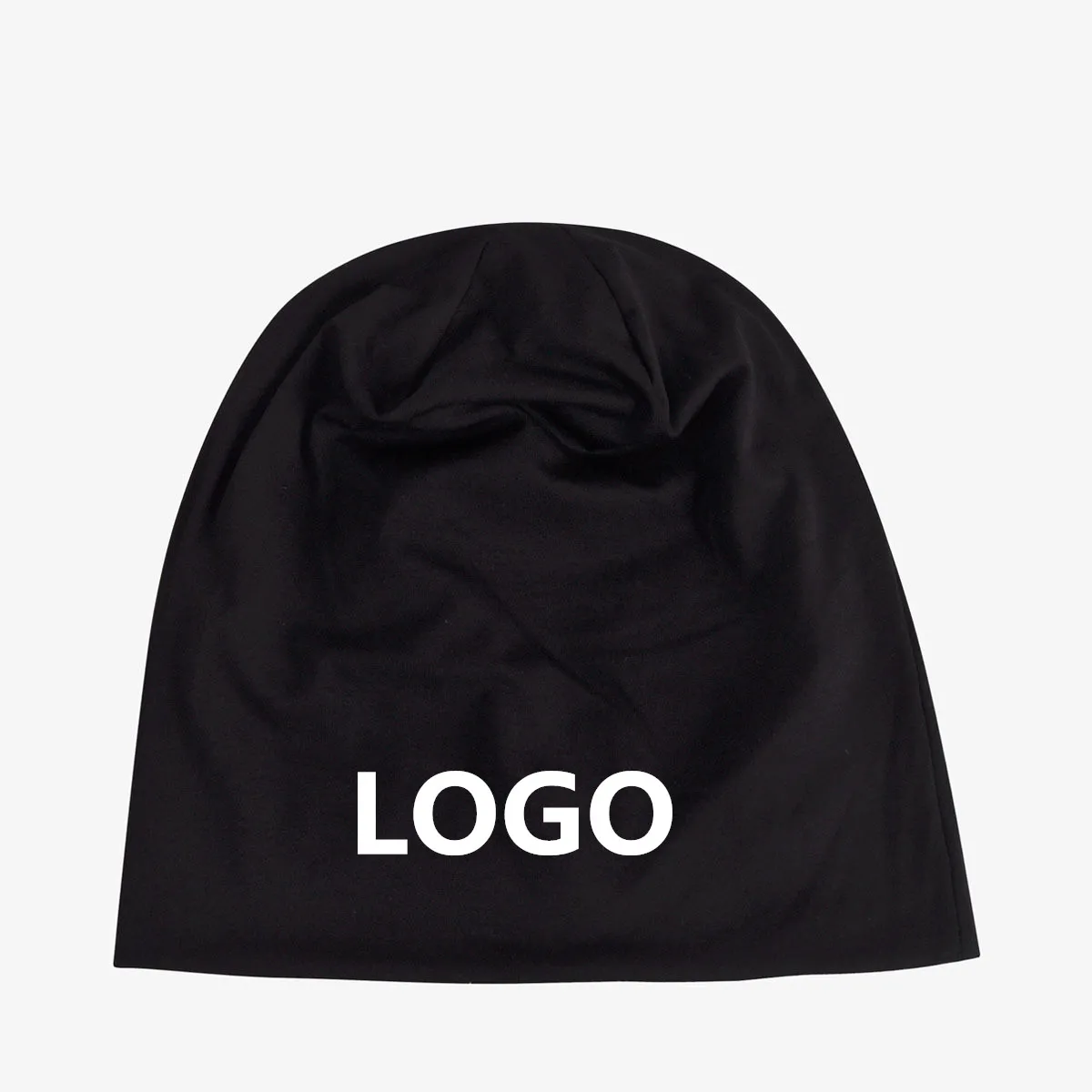 Custom Cotton Beanies for Women Personalized Winter Knit Beanie Hat Winter Warm Thick Skull Cap Print Logo 6