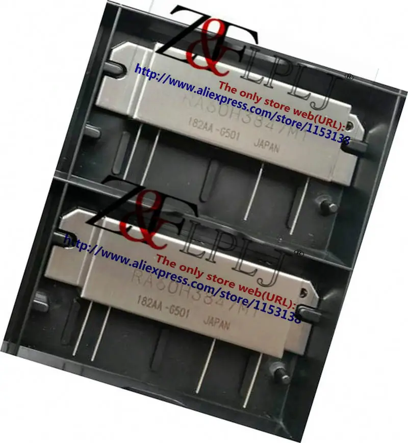 

RA60H3847M1 RA60H3847M1-G501 RA60H3847M 60watt 380-470MHz RF MOSFET Amplifier Module 1pcs/lot