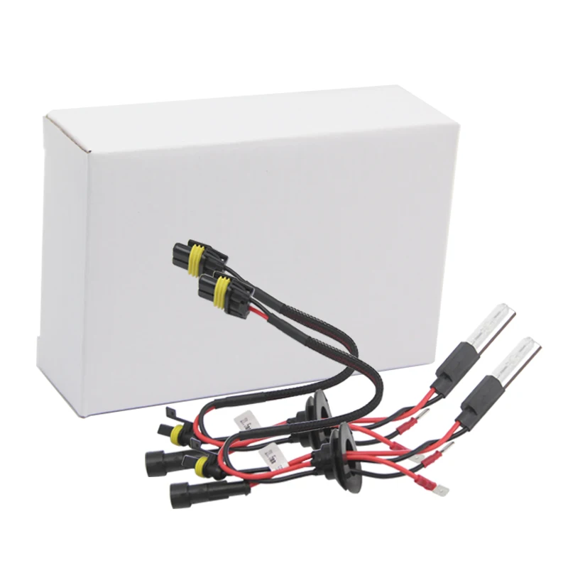 SHUOKE Bi Xenon HID объектив проектора биксенон фар rhd LHD 3,0 дюймов с H1 с переключением между дальним и 35 Вт 4300K 5000K 6000K 3200LM комплект из 2 предметов - Цвет: 1 pcs H1 Bulb