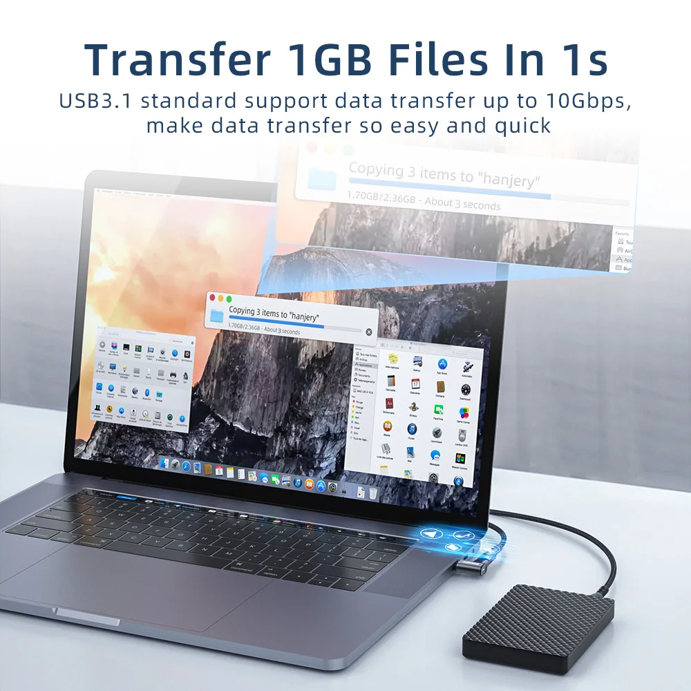 Essager 100W USB Type C To Type-C Magnetic Adapter USB-C Female Male Magnet Connector For Macbook Pro Air Laptop Phone Converter