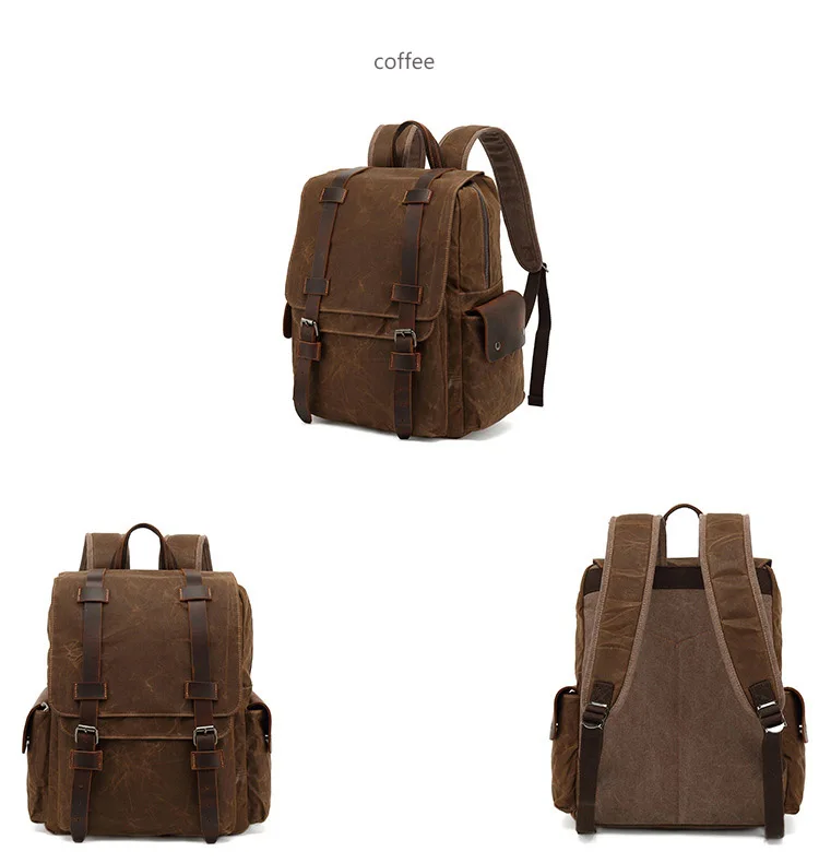 COLOR DISPLAY COFFEE of Woosir Designer Computer Backpack