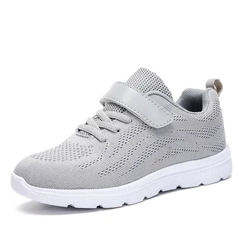 

New Spring Children's Shoes Breathable Student Running Flying Textile Shoes Light Casual Children's Sports Shoes