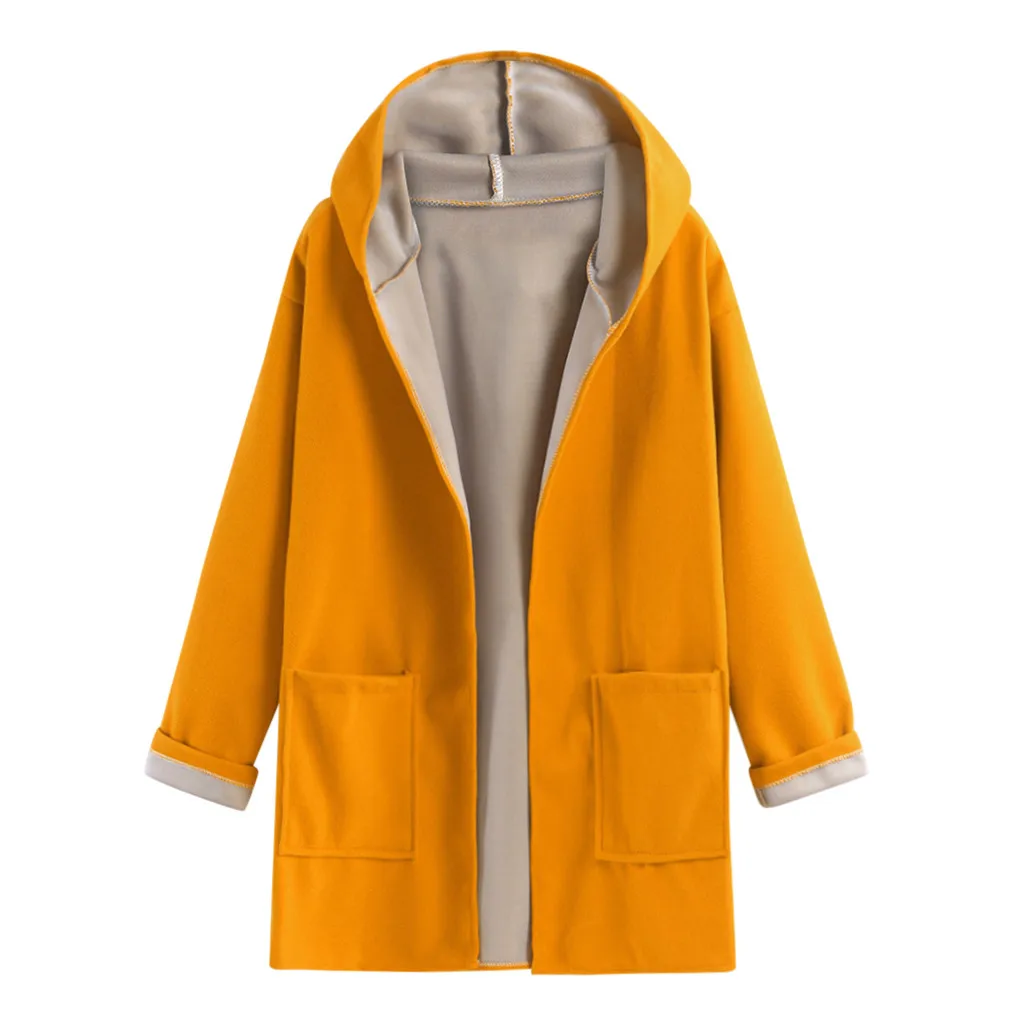 Женские куртки и пальто, размер плюс, женское модное пальто, куртка средней длины, большие размеры, свободное переднее открытое пальто, пальто, большие размеры