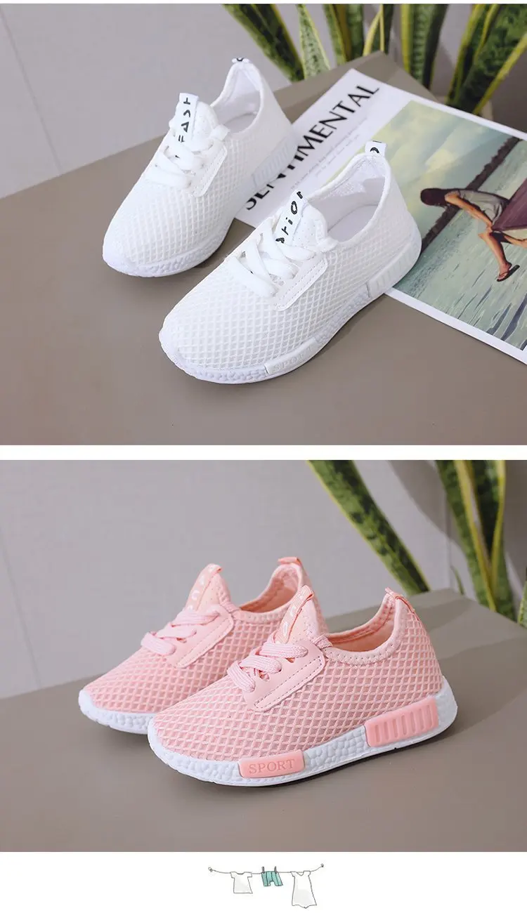 Kid Running Sneakers Summer Children Sport Shoes Tenis Infantil Boy Basket Footwear Lightweight Breathable Girl Chaussure Enfant