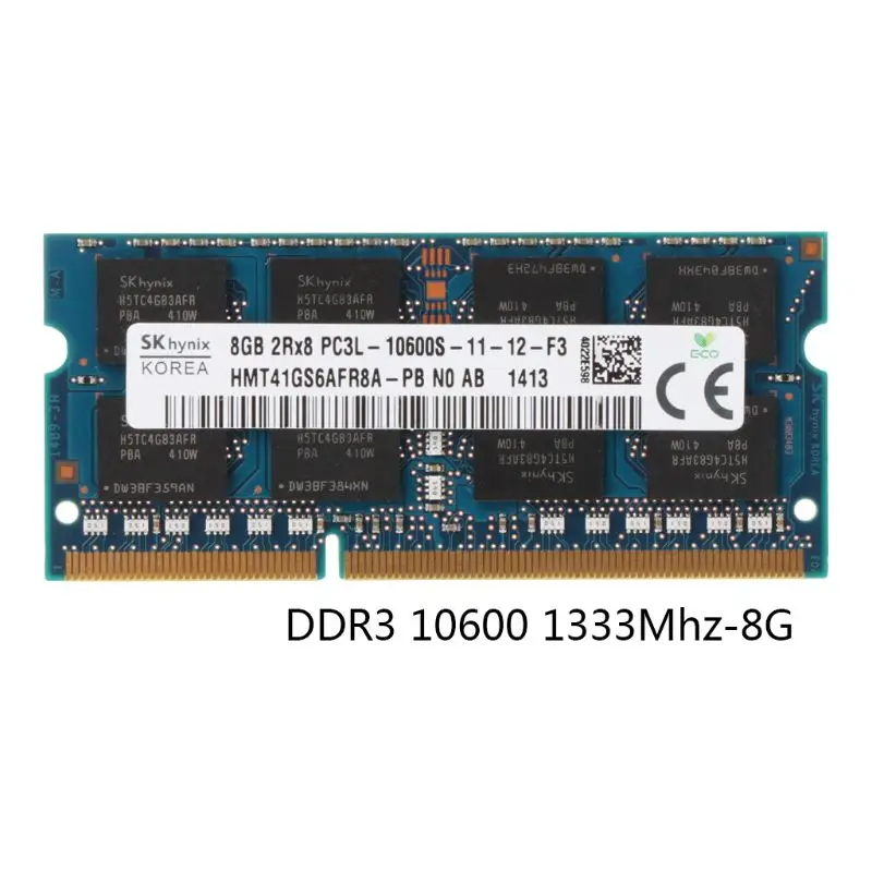 10600 1333Mhz 8G 2 ГБ/4 ГБ/8 ГБ DDR3 PC3-10600U PC3-12800S 1333 МГц 1600 МГц PC10600 PC12800 модуль DIMM для чипсета Hynix лэптоп ноутбук Память ram - Цвет: 10600 1333Mhz 8G