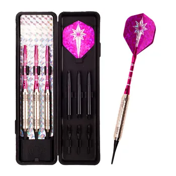 

A set of Soft Darts Needle copper Dart Body Aluminum Dart Shaft Dart Flights Dardos D206