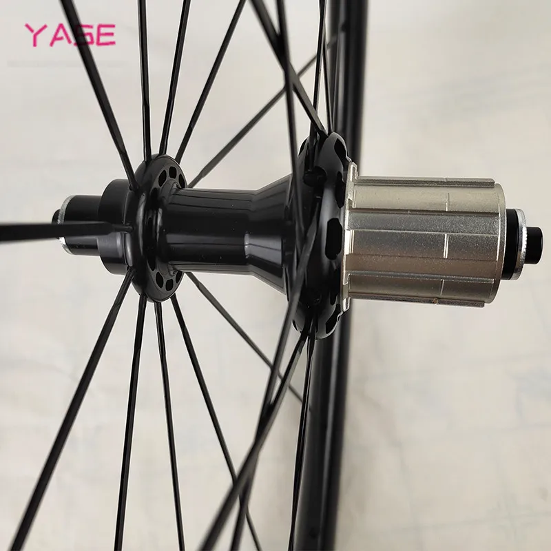 YASE 700C дорожный велосипед прямой тяга Powerway R39 Аксессуары для велосипеда 50x23 мм clincher Колесная сеть велосипед Карбоновые дорожные колеса bisiklet