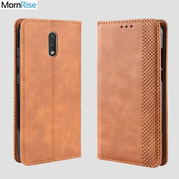 

For Nokia 2.3 Case Book Wallet Vintage Slim Magnetic Leather Flip Cover Card Slot Stand Soft Cover Luxury Mobile Phone Bags