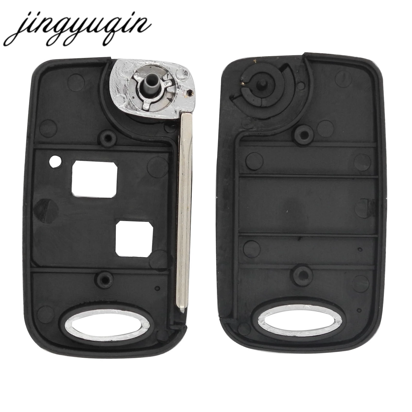 Bilchave Складной флип 2 кнопки дистанционного головка ключа для Toyota Yaris Prado Tarago Camry Corolla Land Cruiser Uncut/Cut ключ лезвие