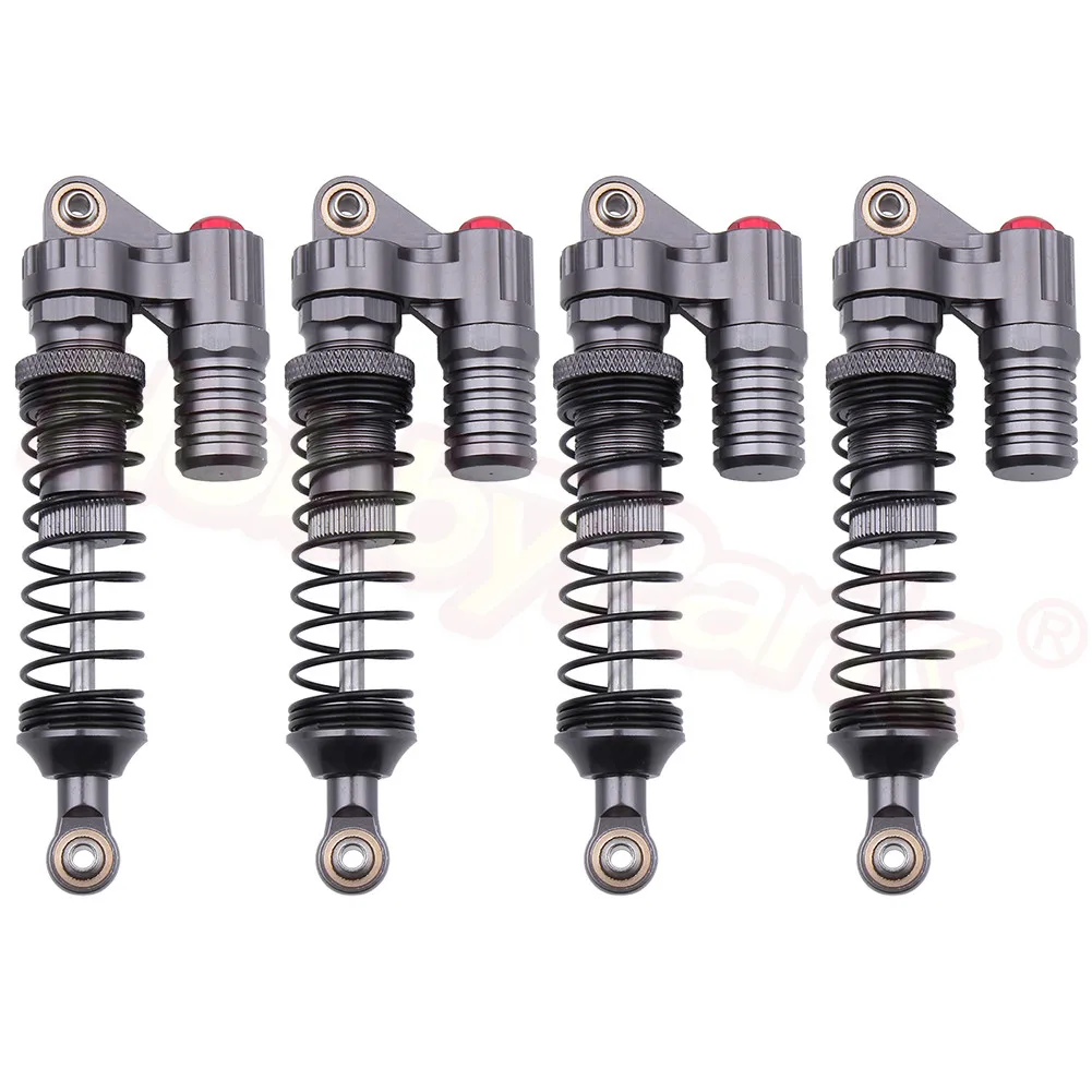 Full Metal RC Piggyback Shock Absorber for 1/10 Crawler Car Traxxas Trx-4 TRX4 Axial SCX10 90046 D90 KM2 | Игрушки и хобби
