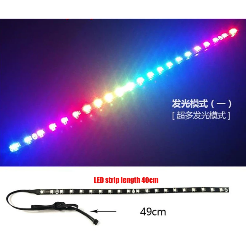 4pin rgb led serit led isik 40cm sadece rgb fan denetleyici computer cables connectors aliexpress