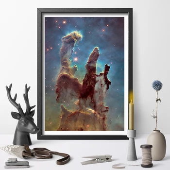 

Space Starry sky The galaxy Canvas Painting Wall Art Posters Prints Cute Animal Picture For Living Room Home Decor