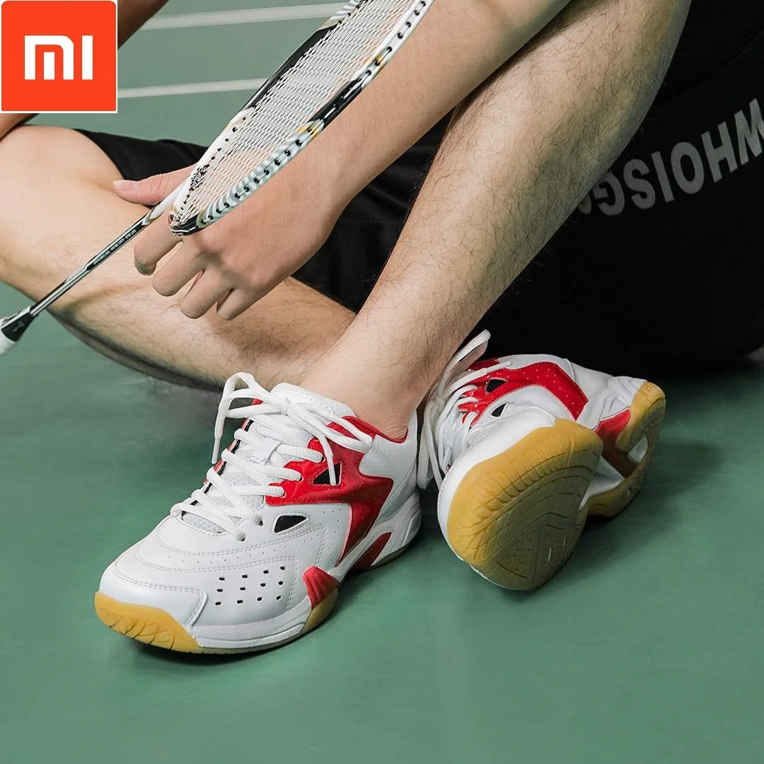Xiaomi HYBER для игры в бадминтон легкий захват Non-slip Медленный шок Сжатие сухой дышащие спортивные туфли для мужчин, кроссовки для пробежки