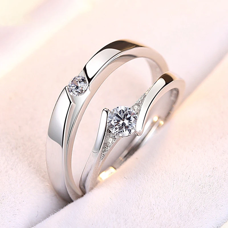 Кольцо из серебра 925 пробы с фианитами AAA|set rings|925 sterling silver ringsterling rings |