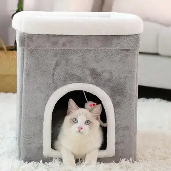 

Cat climbing frame small cat shelf with cat nest cat tree one cat hole jumping platform cat climbing frame furniture sisal barre