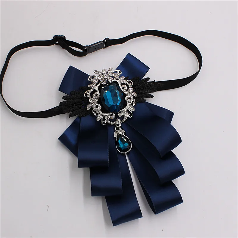 Handmade Bow Tie Для взрослых мужчин и женщин Свадебные вечерние галстук-бабочка Винтаж в деловом стиле с кристаллами Стразы галстук Жених эластичная лента галстук-бабочка - Цвет: Handmade Bow Tie