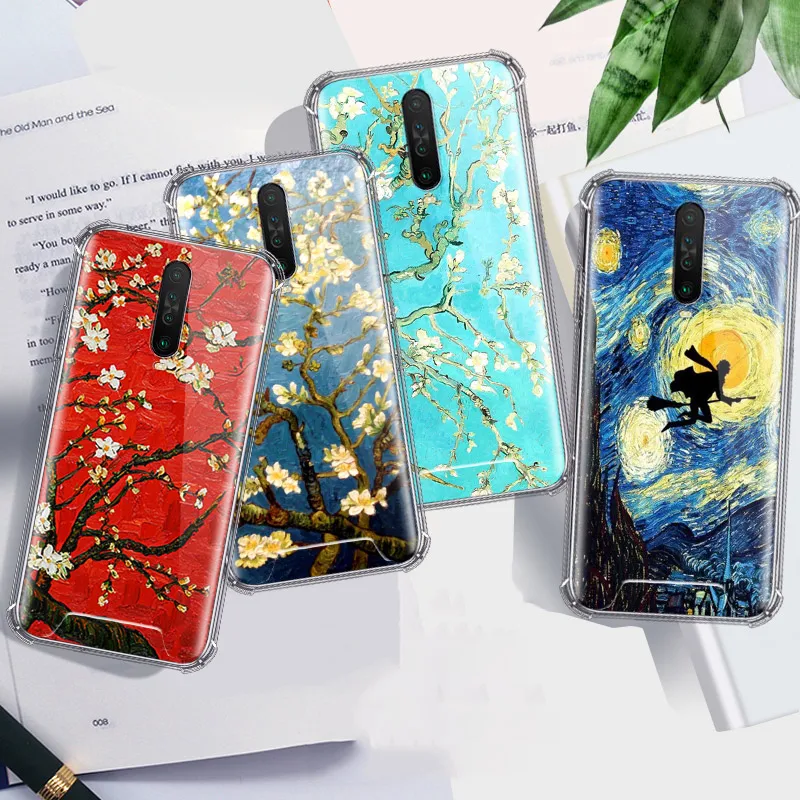 Чехол Ван Гога для Xiaomi Redmi Note 8T 9 Pro Max 8 9S 7 6 7A 6A K20 K30 с подушкой безопасности|Бамперы|