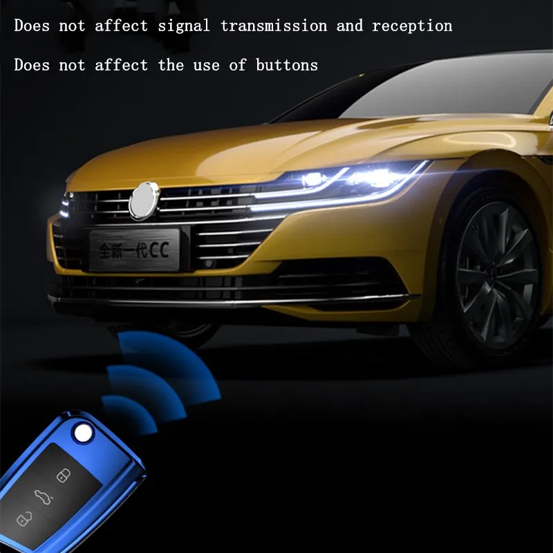 Чехол для Skoda Octavia 2 ключа Volkswagen VW Golf 7 mk7 Jetta Polo Tiguan MK Seat Ibiza Leon FR автомобильный чехол