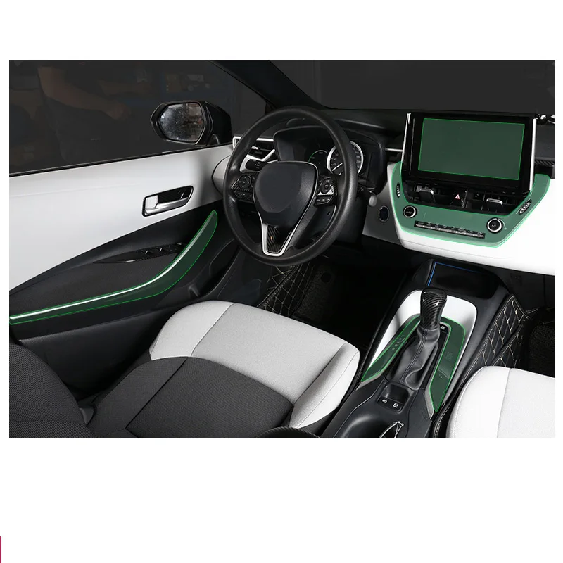 Lsrtw2017 для Toyota Corolla E210 автомобильный навигационный экран закаленная пленка дверная Шестерня пленка протектор Наклейка интерьерные аксессуары