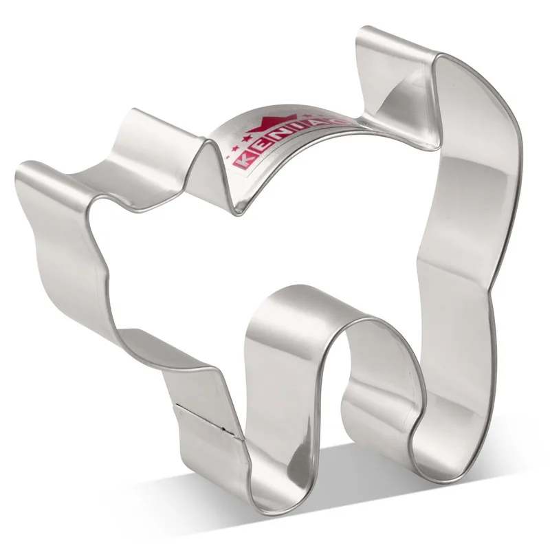 

KENIAO Frightened Cat Cookie Cutter for Halloween Party - 8.2 x 7.2 cm - Biscuit / Fondant / Pastry Cutter - Stainless Steel
