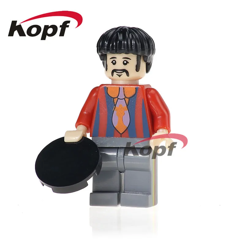 PG987 20Pcs No Box 20 шт. PG985 строительные блоки Супер Герои Джон Уинстон Леннон маленькие фигурки Модель Кирпичи экшн игрушка-подарок для детей - Цвет: PG987 20Pcs No Box