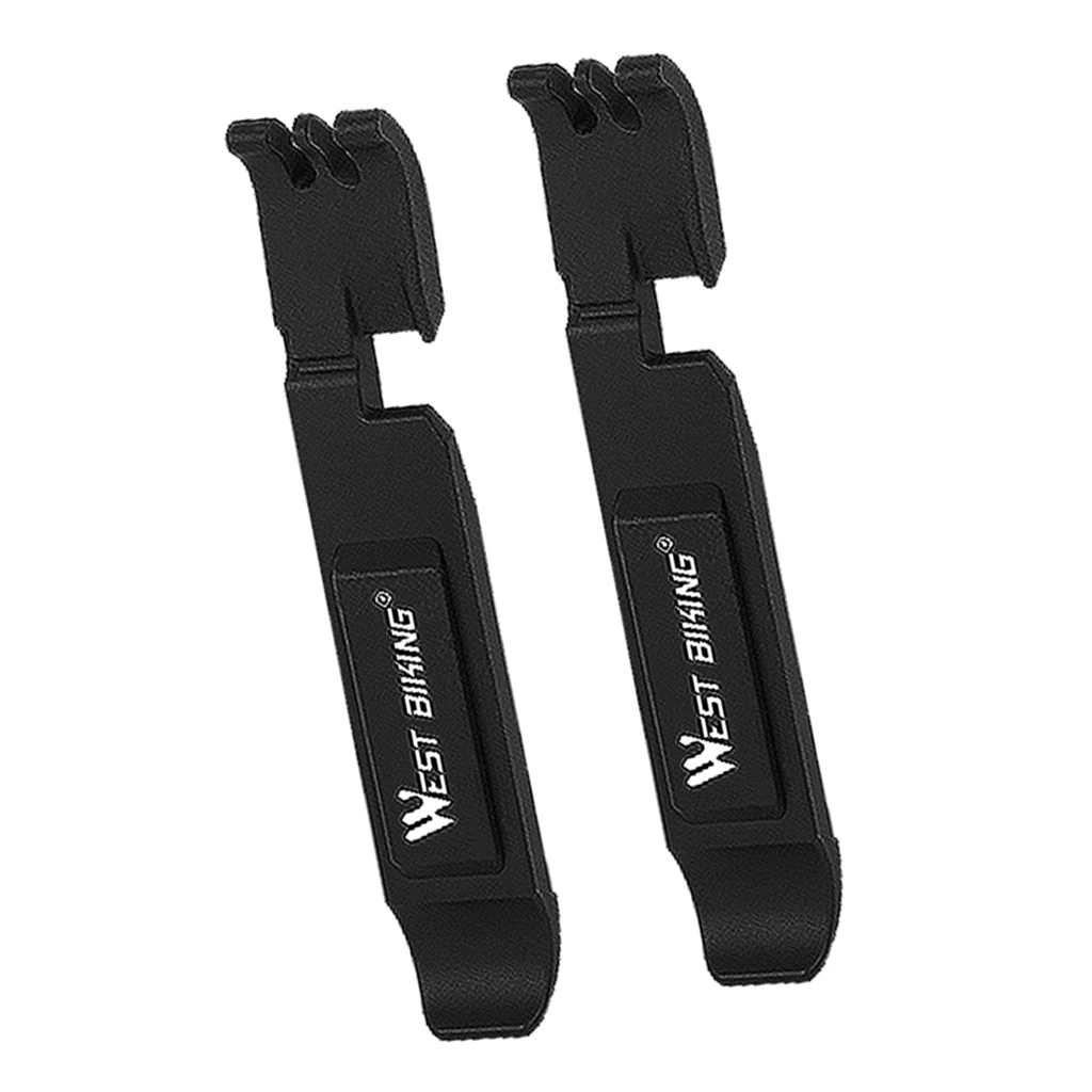 Multifunctional Bicycle Repair Tool, 2 Pack - Bike Tire Levers, Chain Breaker, Exhaust Air Tool