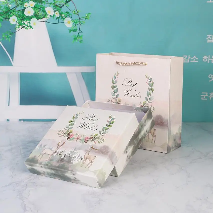 Свадебные подарки для гостей подарочная коробка Упаковка boite dragees mariage podarochnaя коробка для торта бумажные пакеты для подарков на заказ